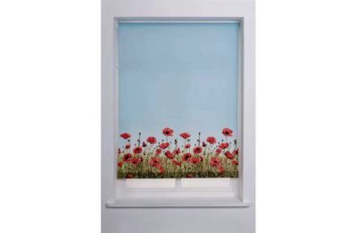 HOME Poppy Meadow Roller Blind - 4ft - Multicoloured